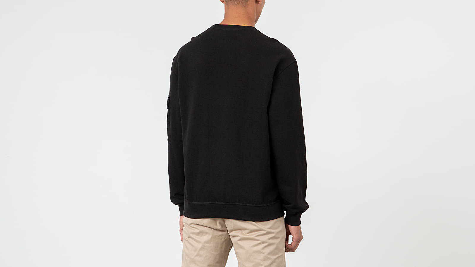 Hoodies and sweatshirts  maharishi Pax Psychotria Crewneck Black