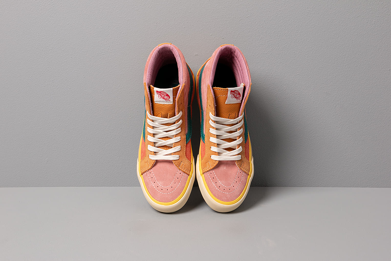 Vīriešu apavi Vans SK8-Hi Reissue VL (Suede/ Leather) Rose/ Orange/ Turquoise