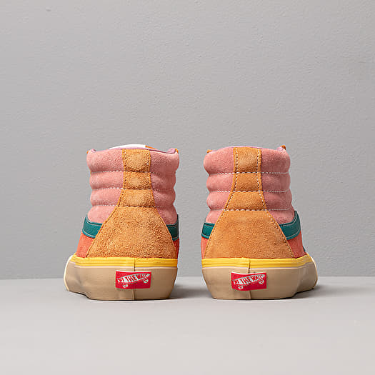 Vans turquoise et grise sales ou rose et blanche