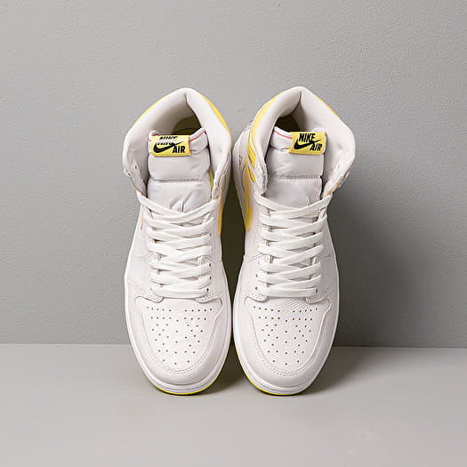 Men s shoes Air Jordan 1 Retro High Og White Dynamic Yellow Black Footshop