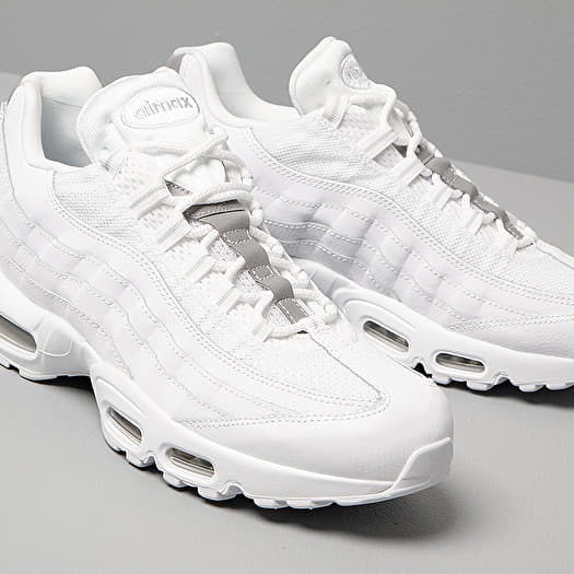 Nike air max 95 essential white platinum  and  silver new arrivals