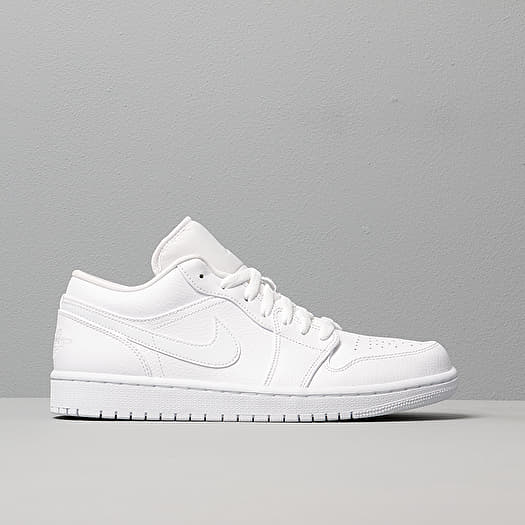 Air Jordan 1 Low White/ White-White | Footshop