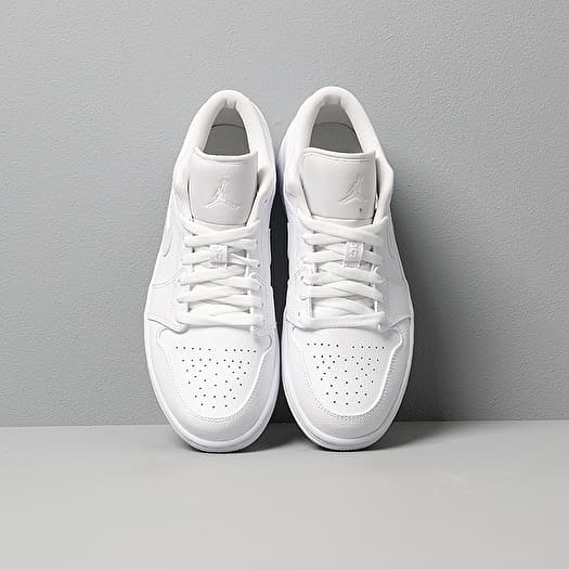 Air Jordan 1 Low White/ White-White | Footshop