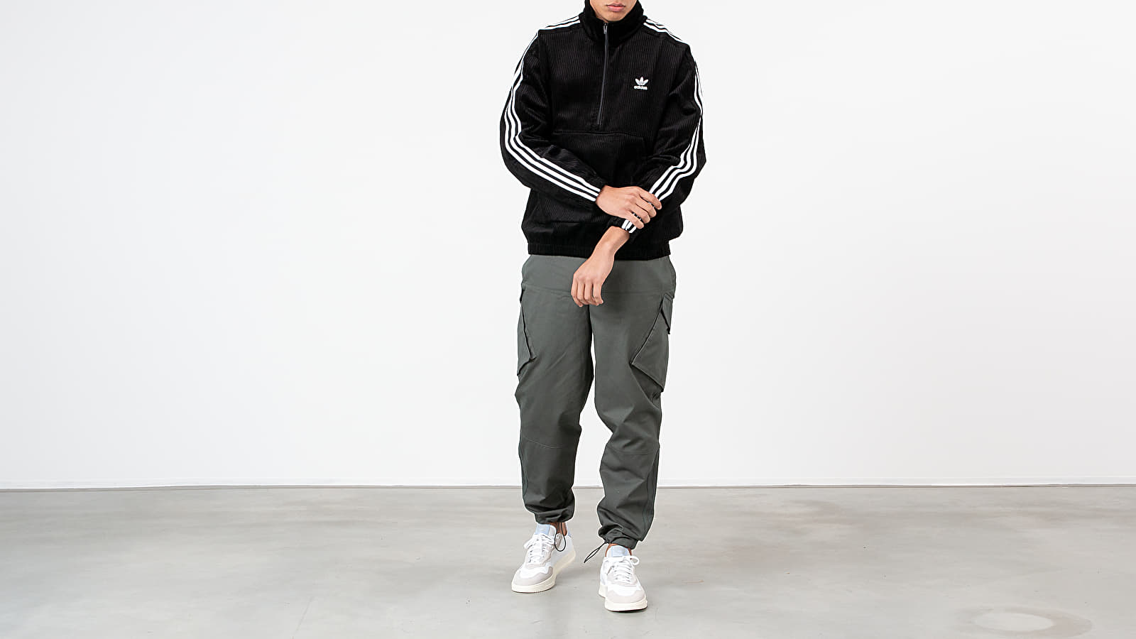Felpe adidas Cord Jacket Black