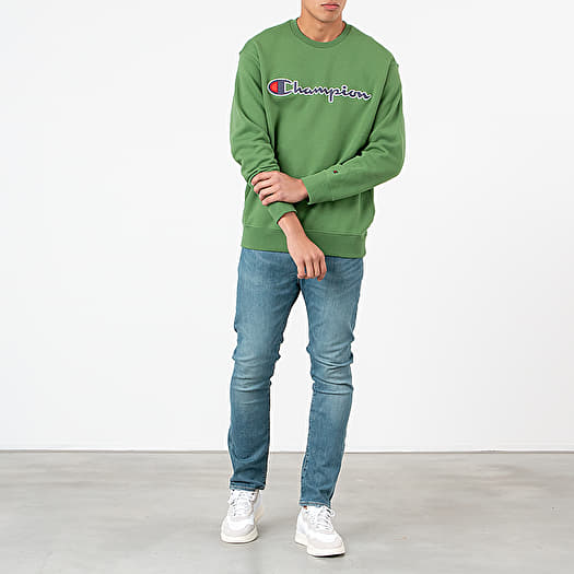 Hoodies and sweatshirts Champion Crewneck Green Footshop