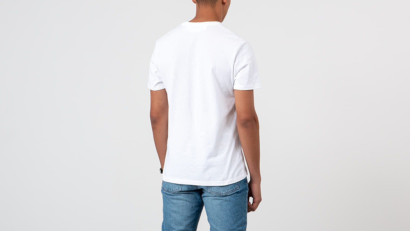Magliette AMI Alexandre Mattiussi De Coeur Tee White