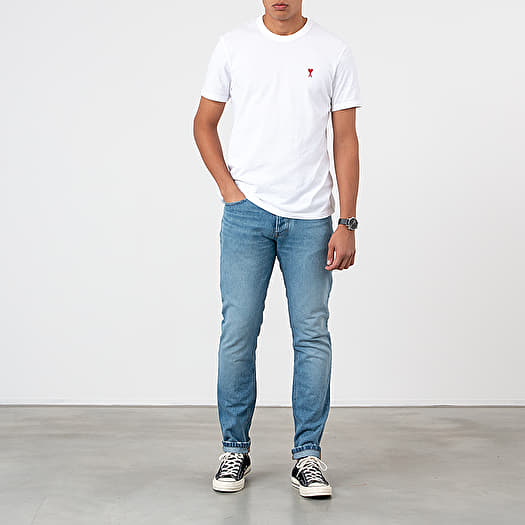 T-shirts AMI Alexandre Mattiussi De Coeur Tee White | Footshop