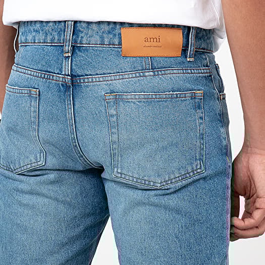 【送料&関税込】Ami Alexandre Mattiussi Jeans In Blue Cotton Ami Alexandre Mattiussi Used Blue Cotton Jeans | italist