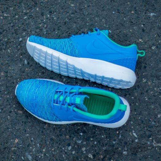 Nike roshe run store flyknit hombre azul