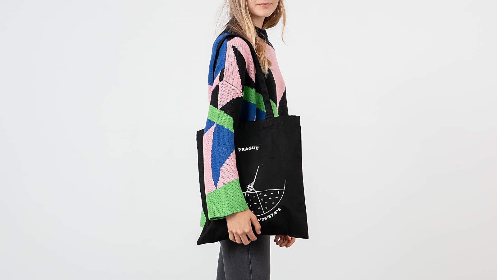 Crossbody bags Footshop Prague Tote Bag Black