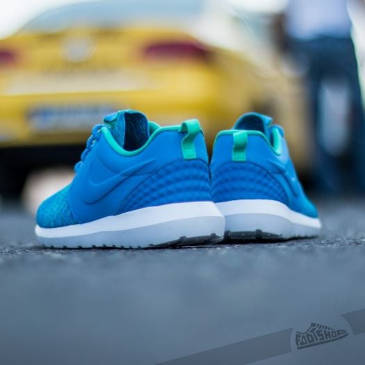 Scarpe uomo Nike Roshe NM Flyknit Premium Photo Blue Soar Atomic Teal Footshop
