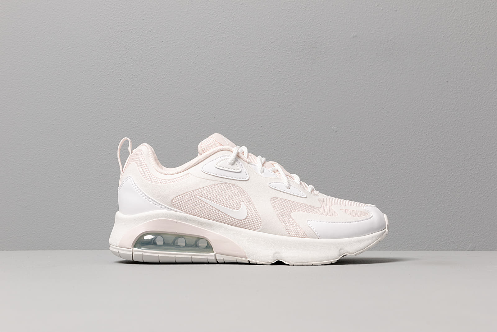 Nike air max 200 pink and white hot sale