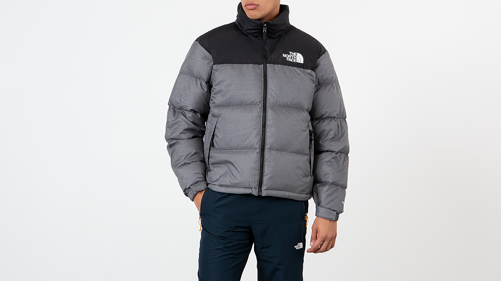 North face nuptse 1996 grey hot sale