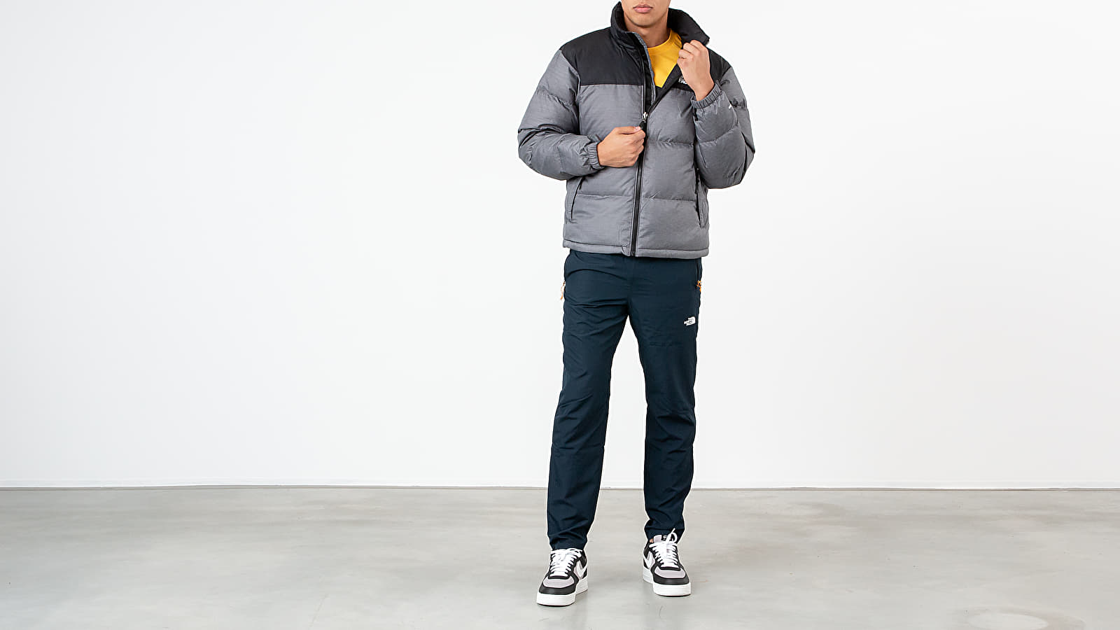 The north face 1996 retro nuptse jacket shop grey