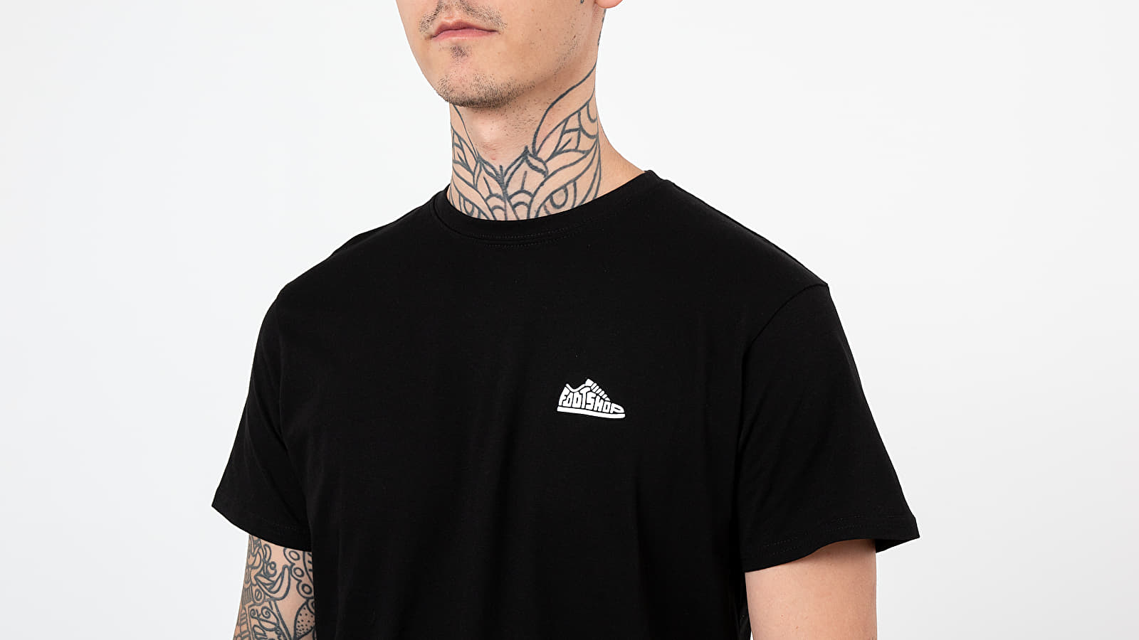 T-shirts Footshop Prague Old Town Tee Black