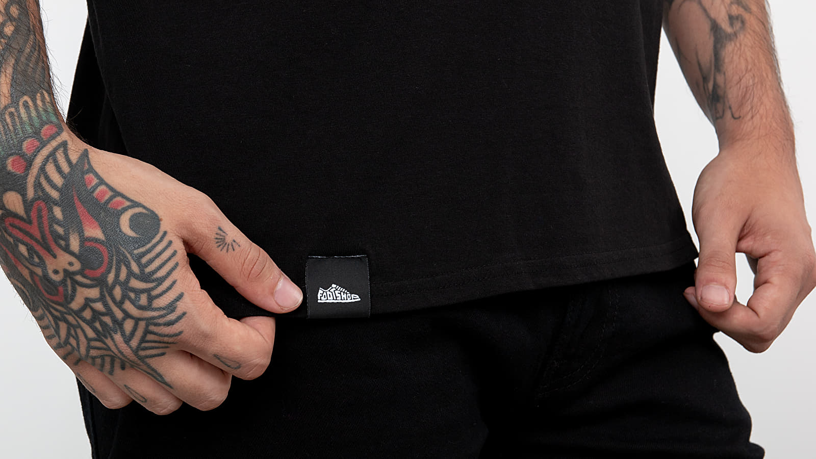 T-shirts Footshop Prague Old Town Tee Black