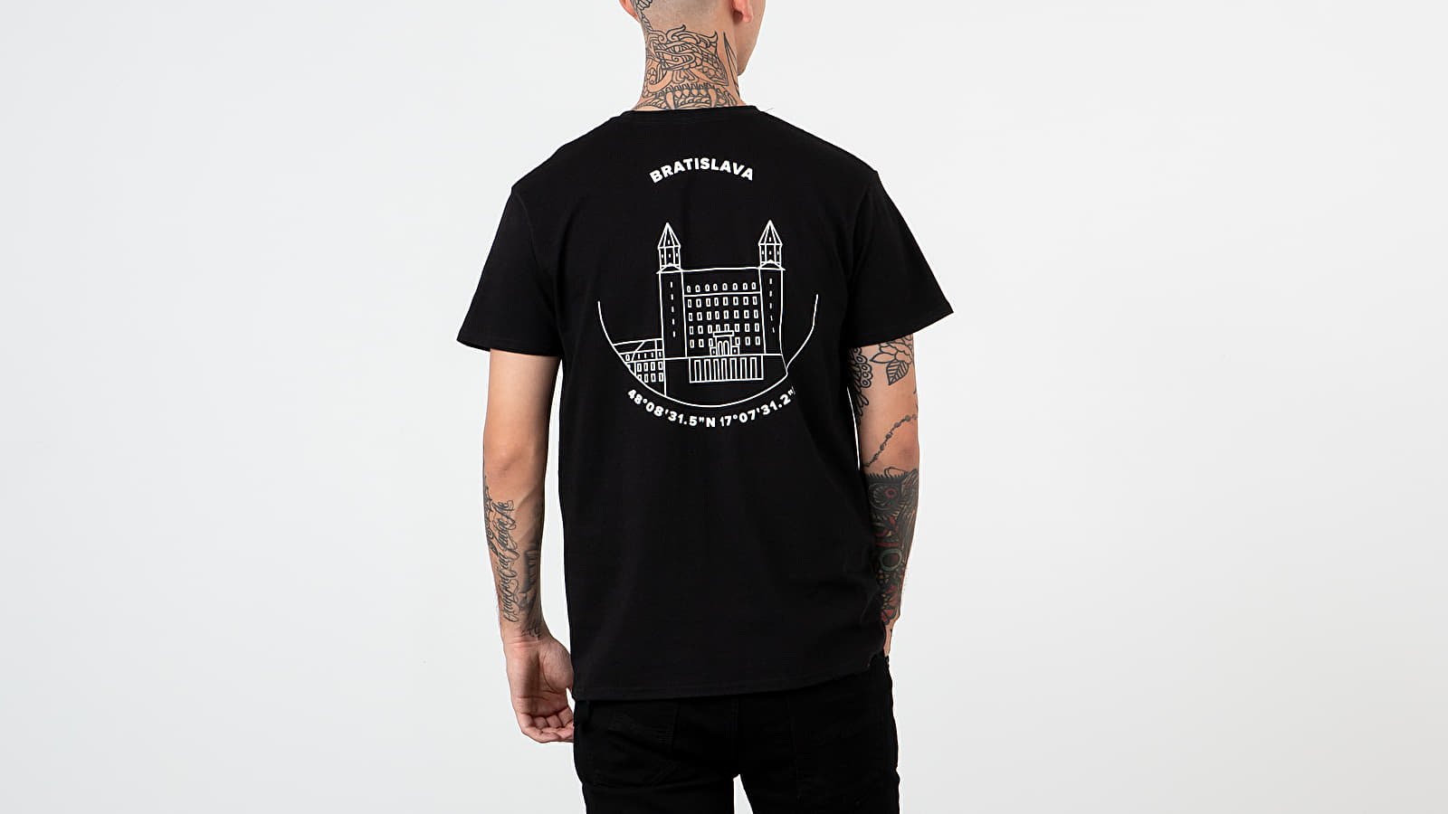 Magliette Footshop Bratislava Tee Black