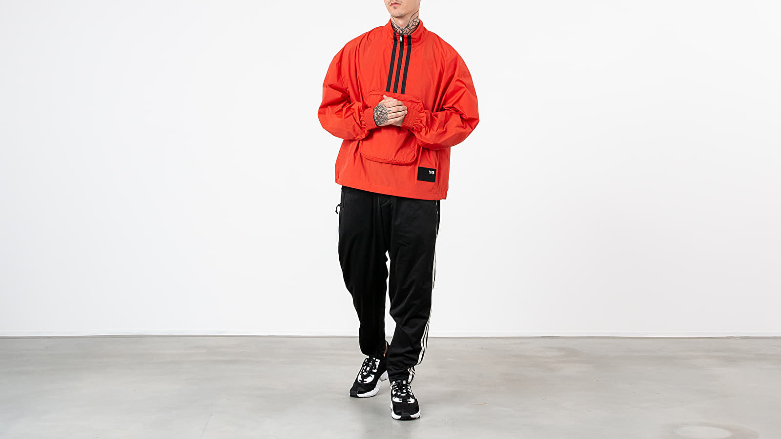 Chaquetas Y-3 Packable H-Zip Shell Track Jacket Icon Orange