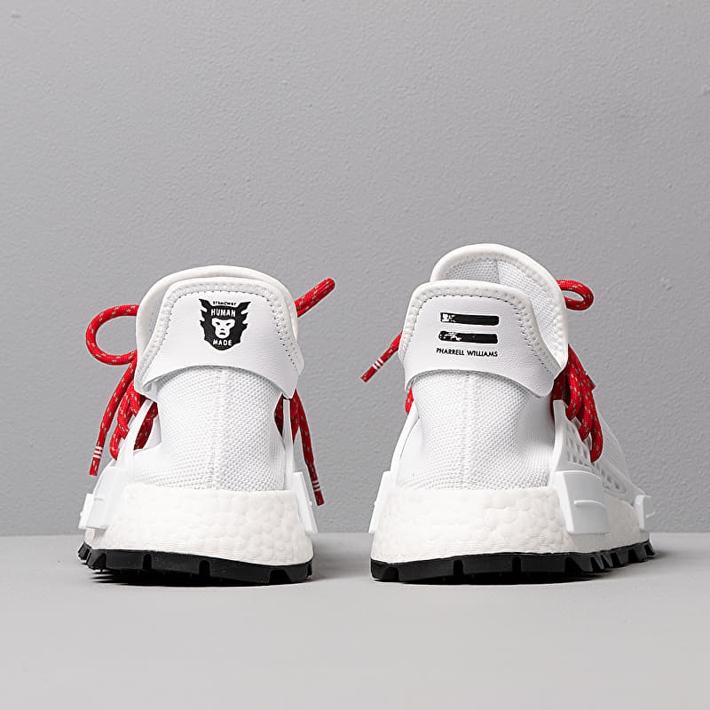 adidas HU NMD Human Made Core White/ Scarlet/ Core White | Footshop