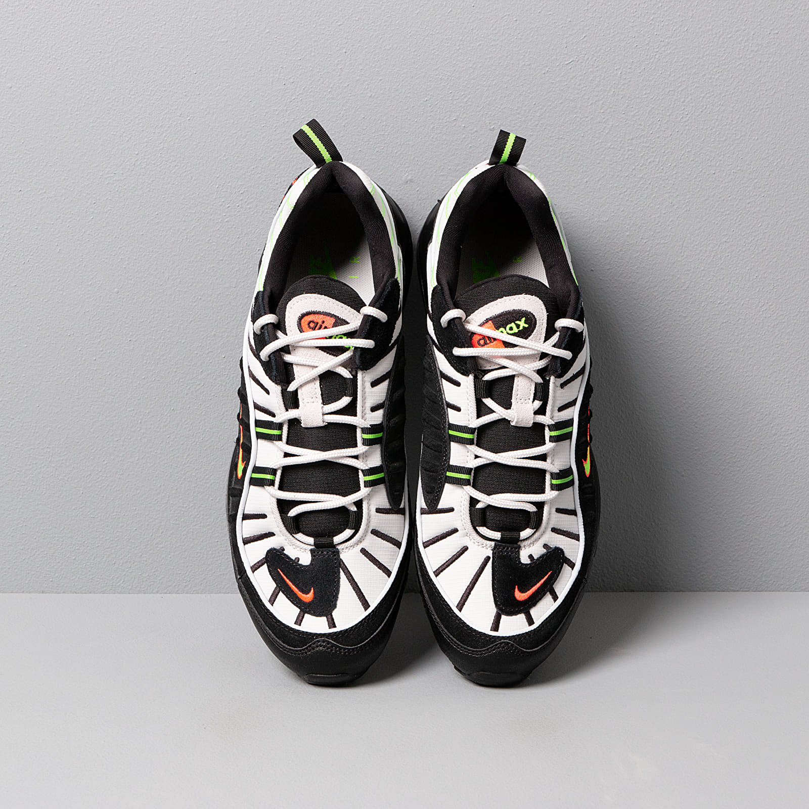 Men's shoes Nike Air Max 98 Platinum Tint/ Black-Electric Green