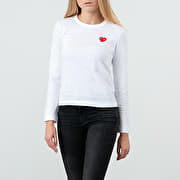 Comme des Garçons PLAY Long Sleeve Tee White
