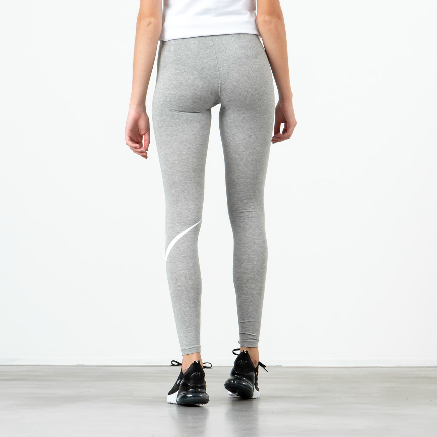 Pants and jeans Nike Sportswear Club Legging Heather Grey/ White | Footshop
