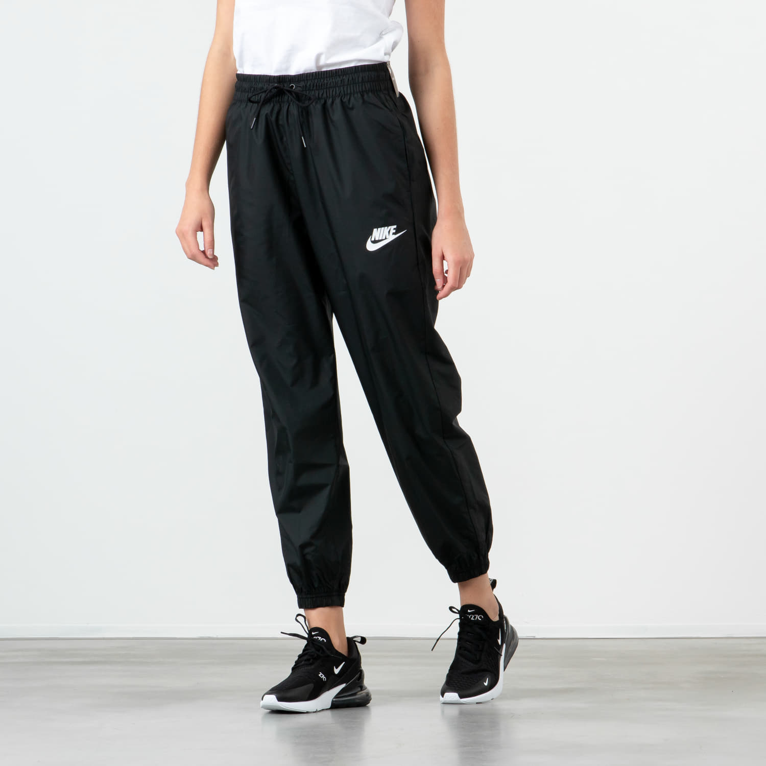 Džíny a kalhoty Nike Sportswear Pants Black/ White