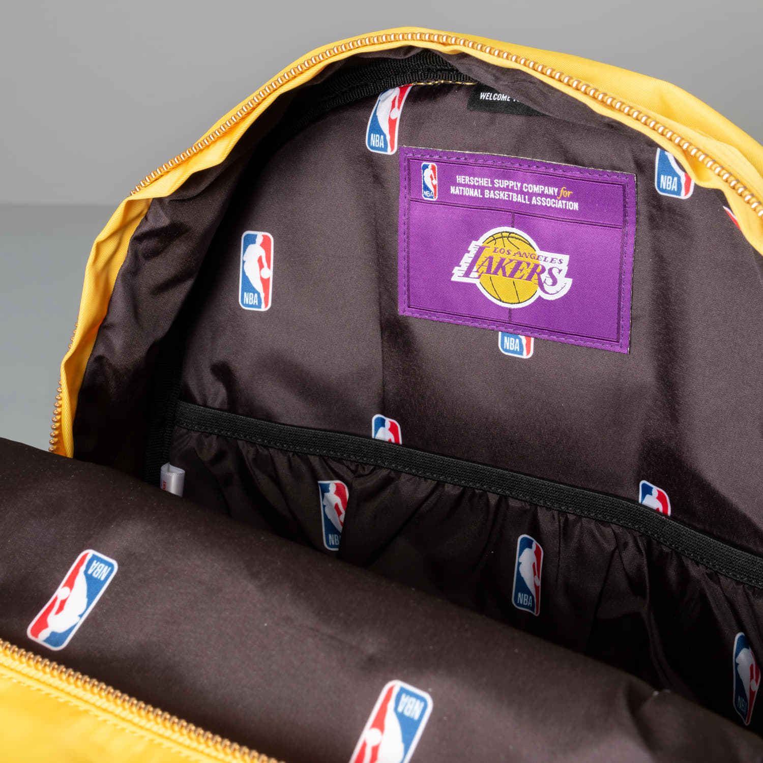 Herschel lakers backpack discount