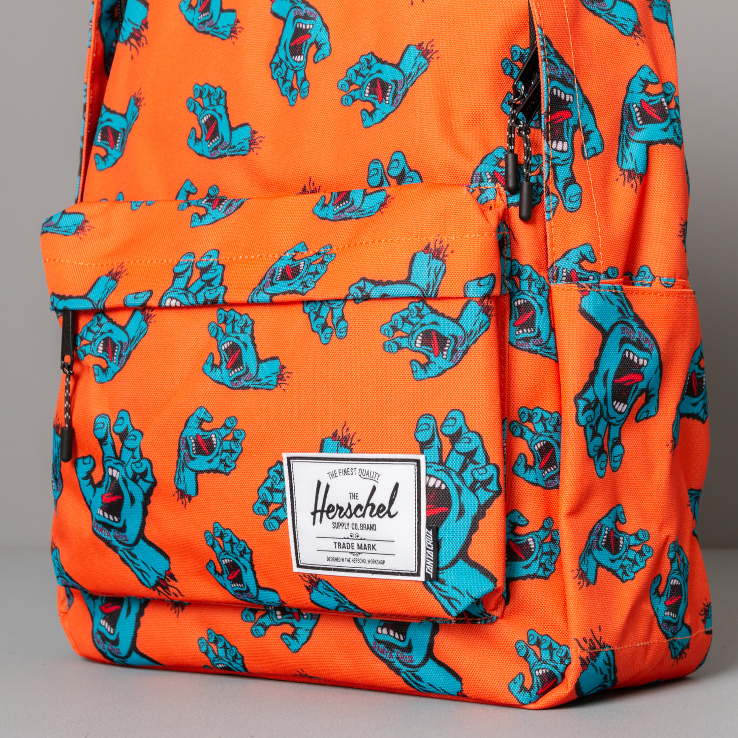 Zaini Herschel Supply Co. x Santa Cruz Classic XL Backapack Firecracker Screaming Hand