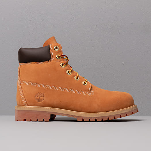 Scarpe donna Timberland 6 Inch Premium Boot Wheat Nubuc Yellow Footshop