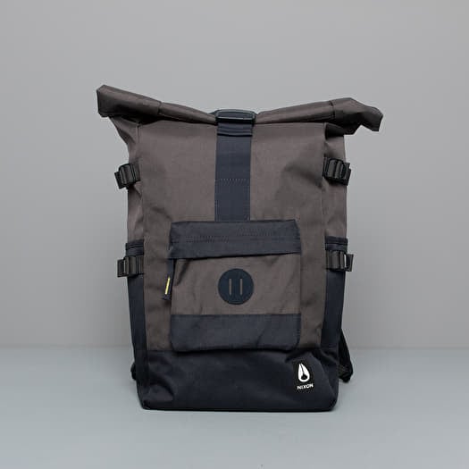 Backpacks Nixon Swamis Backpack Black Dark Olive Volt Footshop