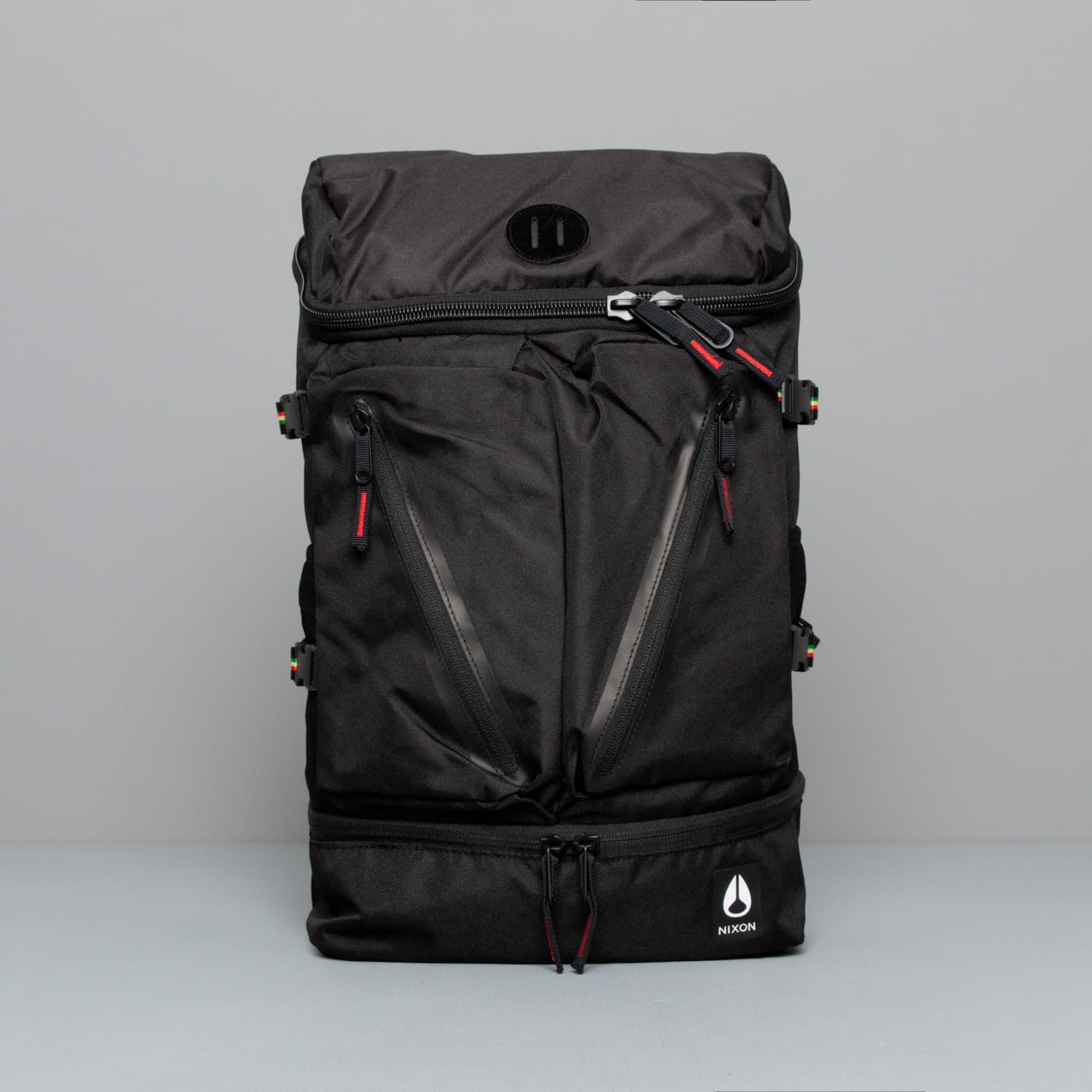 Ryggsekker Nixon Scripps Backpack Black/ Rasta