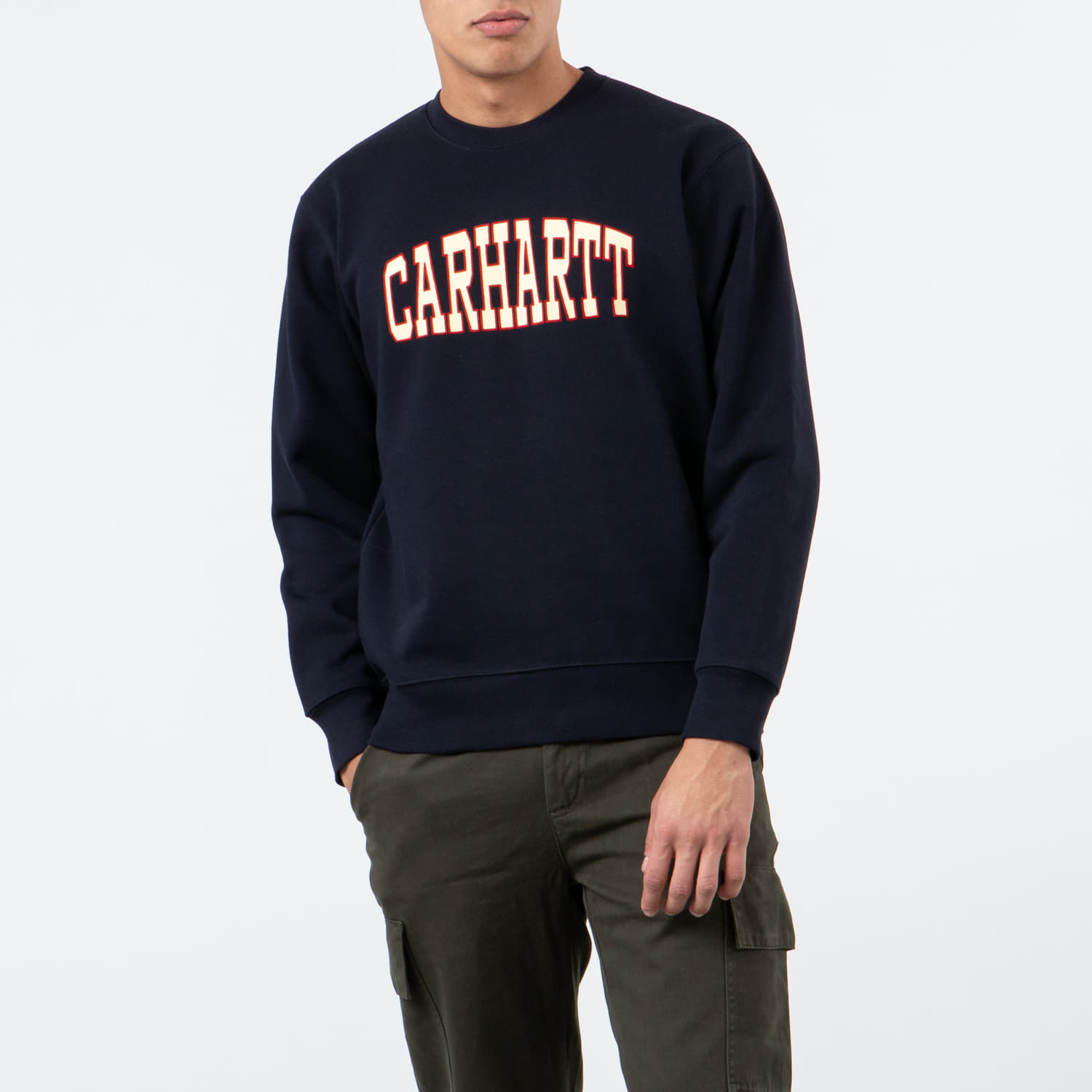 Hoodies and sweatshirts Carhartt WIP Theory Crewneck Dark Navy Footshop