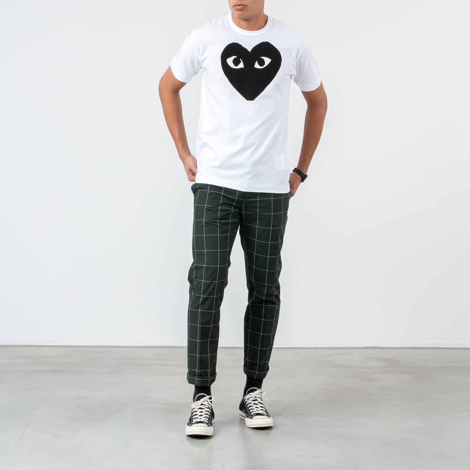 T-shirts Comme des Garçons PLAY Tee White