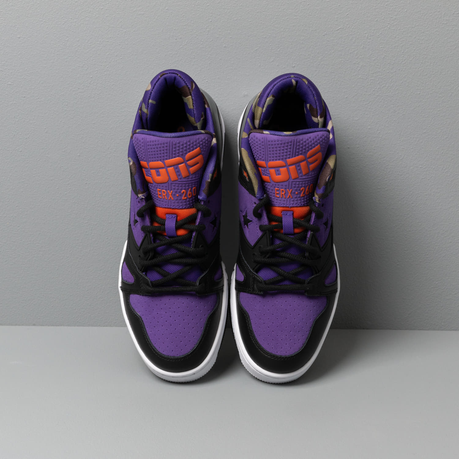 Men s shoes Converse Erx 260 Camo And Leather Court Purple Black