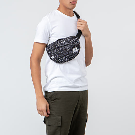 Hip bags Herschel Supply Co. x Jean Michel Basquiat Nineteen Hip Pack Basquiat Beat Bop Footshop