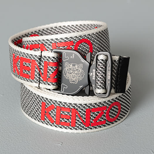 KENZO Hiker Tiger Lock Belt White | Footshop