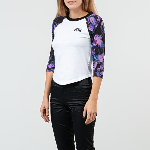 T shirt Vans Drip Floral Raglan Tee