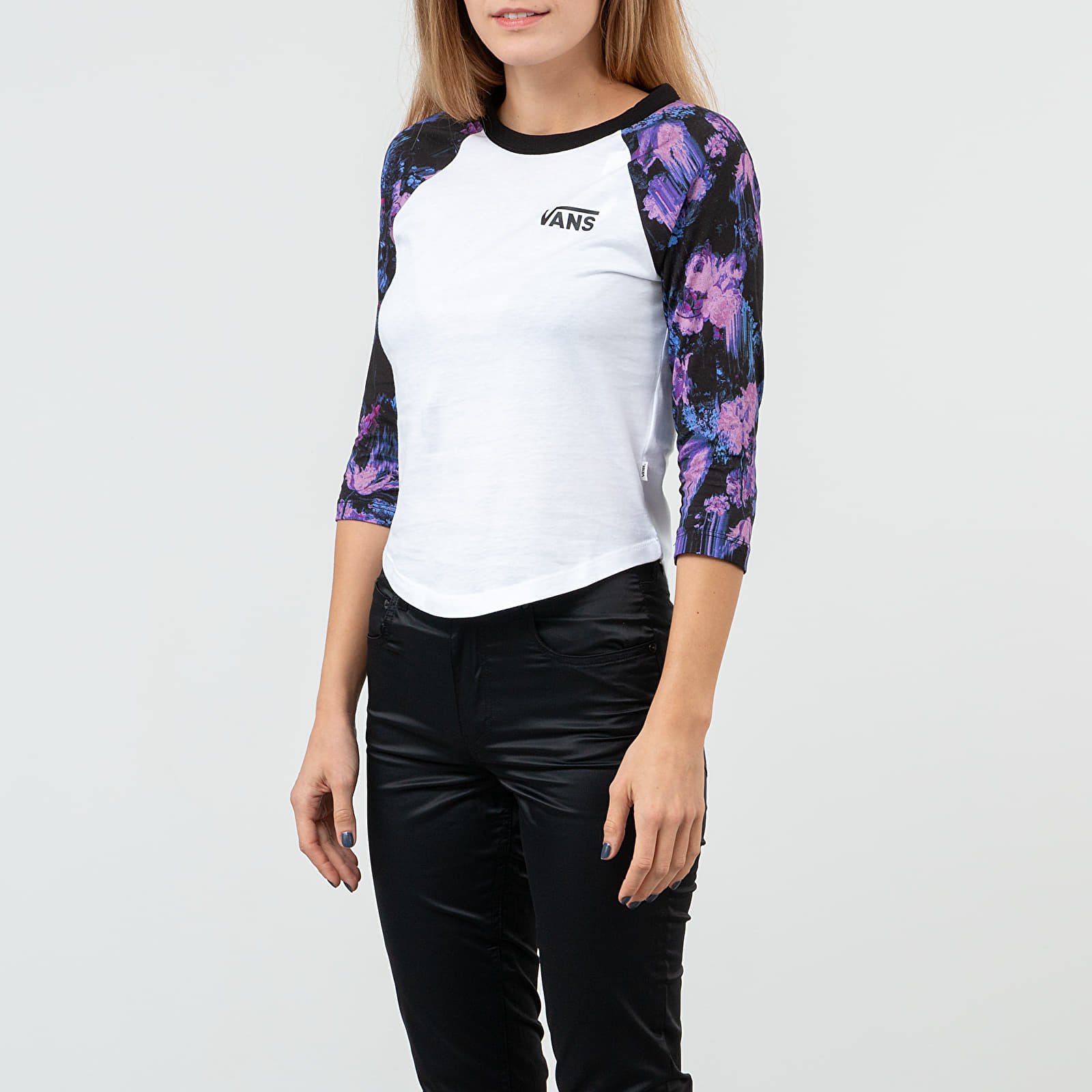 Floral raglan tee discount