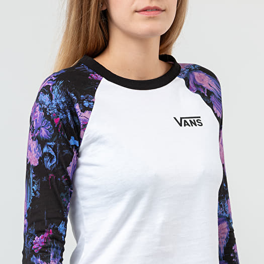 Vans raglan t shirt women's cheap
