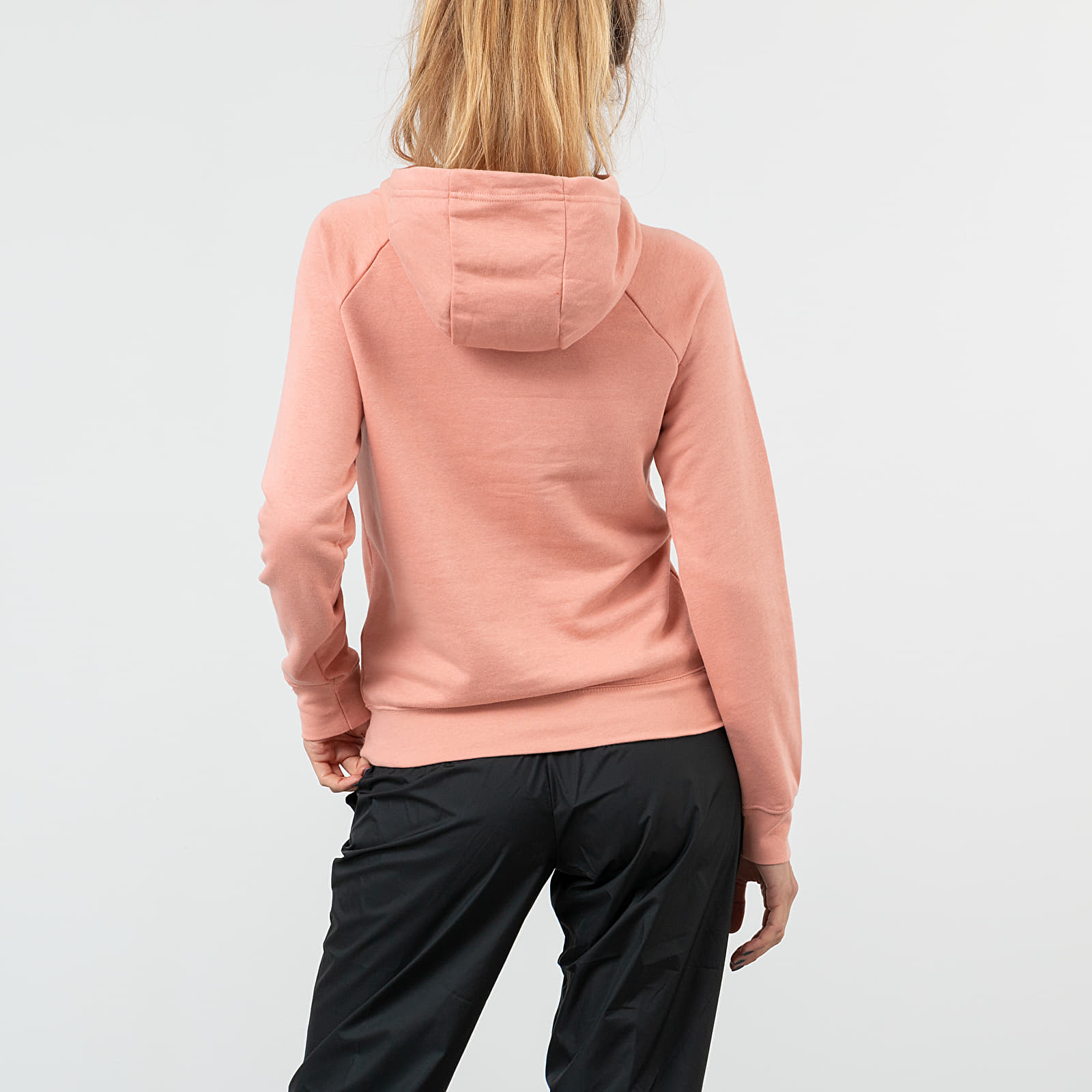 Hoodies and sweatshirts  Nike Sportswear Essential Funnel-Neck Fleece Sweatshirt Pink Quartz/ White