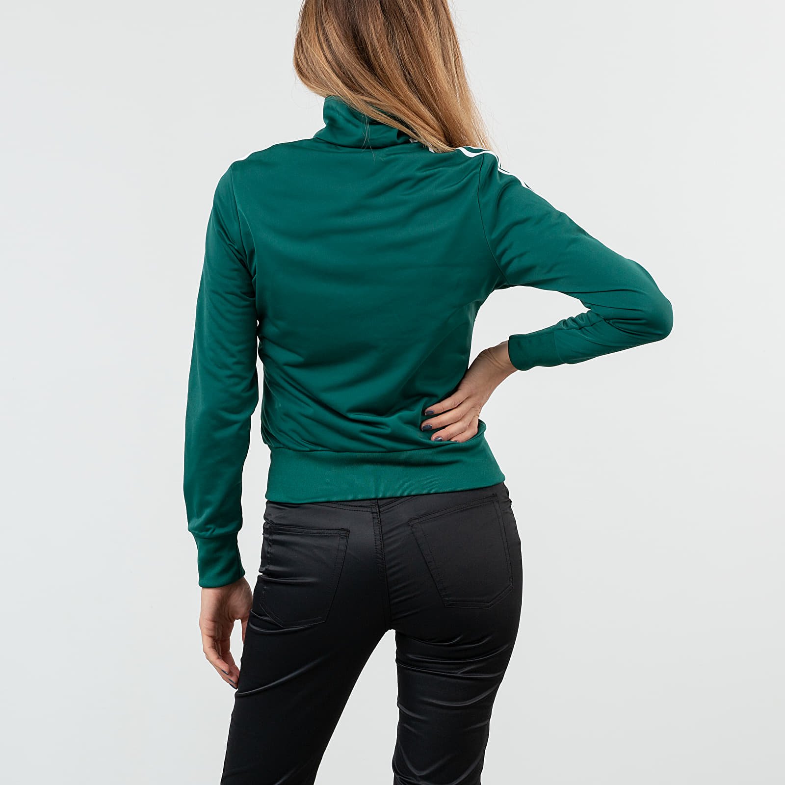 Adidas originals firebird track top  noble top green