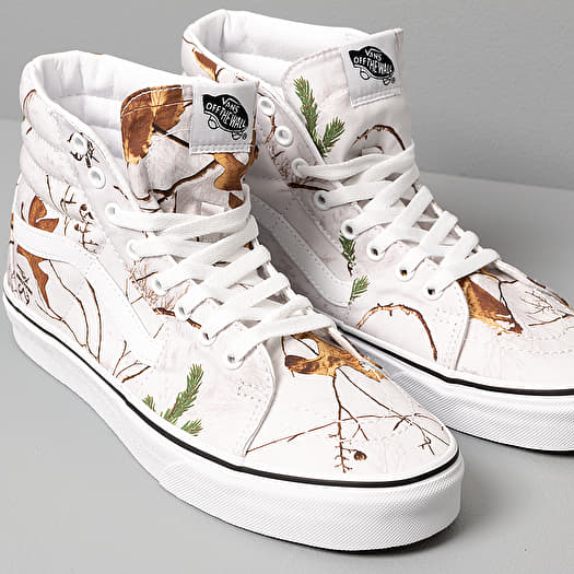 Vans snow camo shoes top