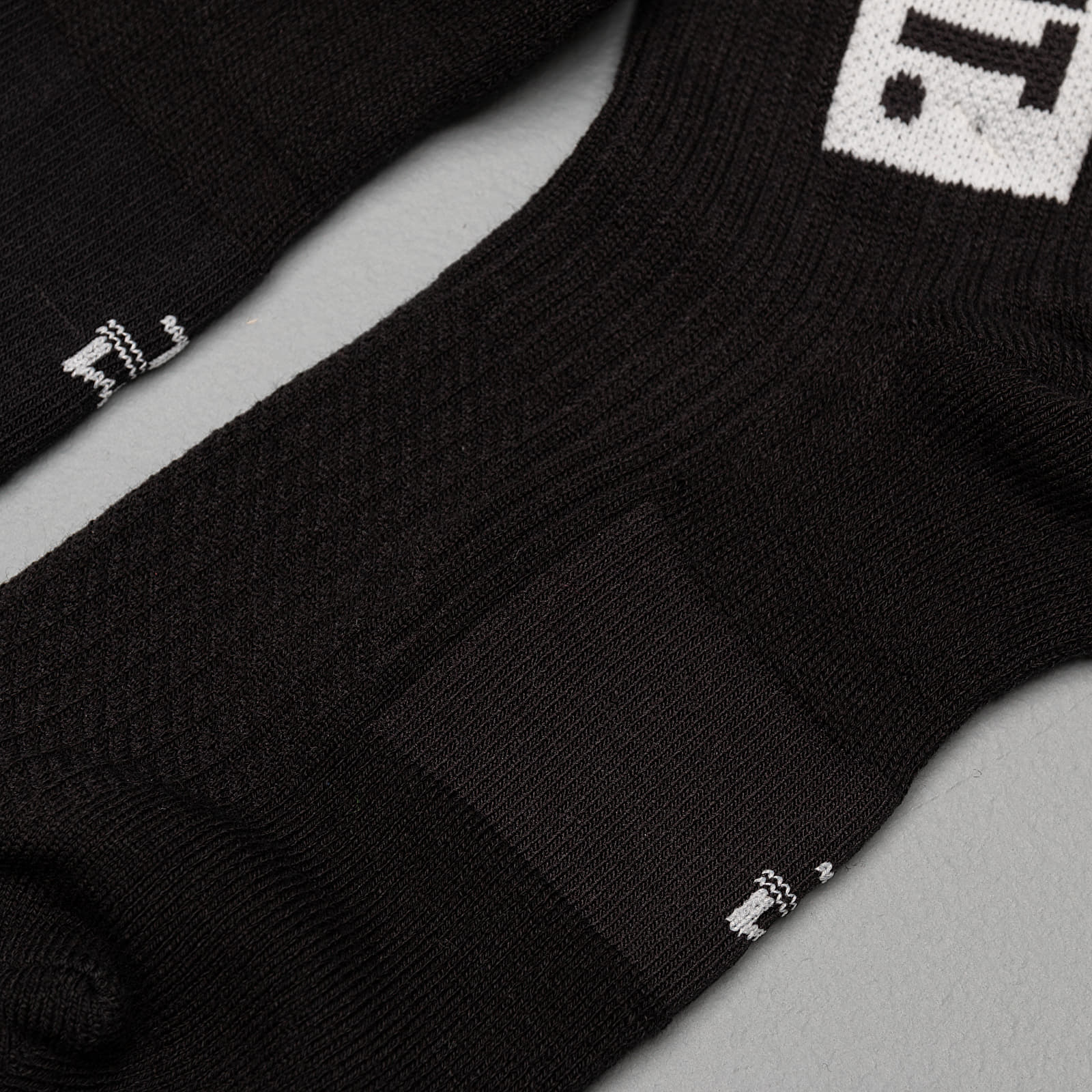 Meias Nike Sportswear 2 Pack Sneaker Sox Crew Black/ Safety Orange/ White