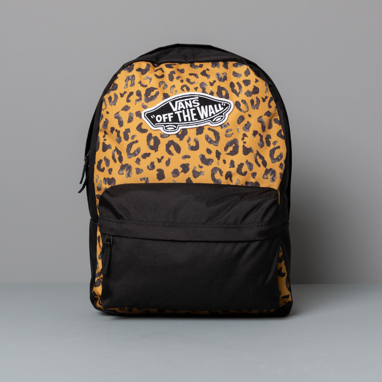 Rygsække Vans Realm Backpack Black/ Yelow Animal Print