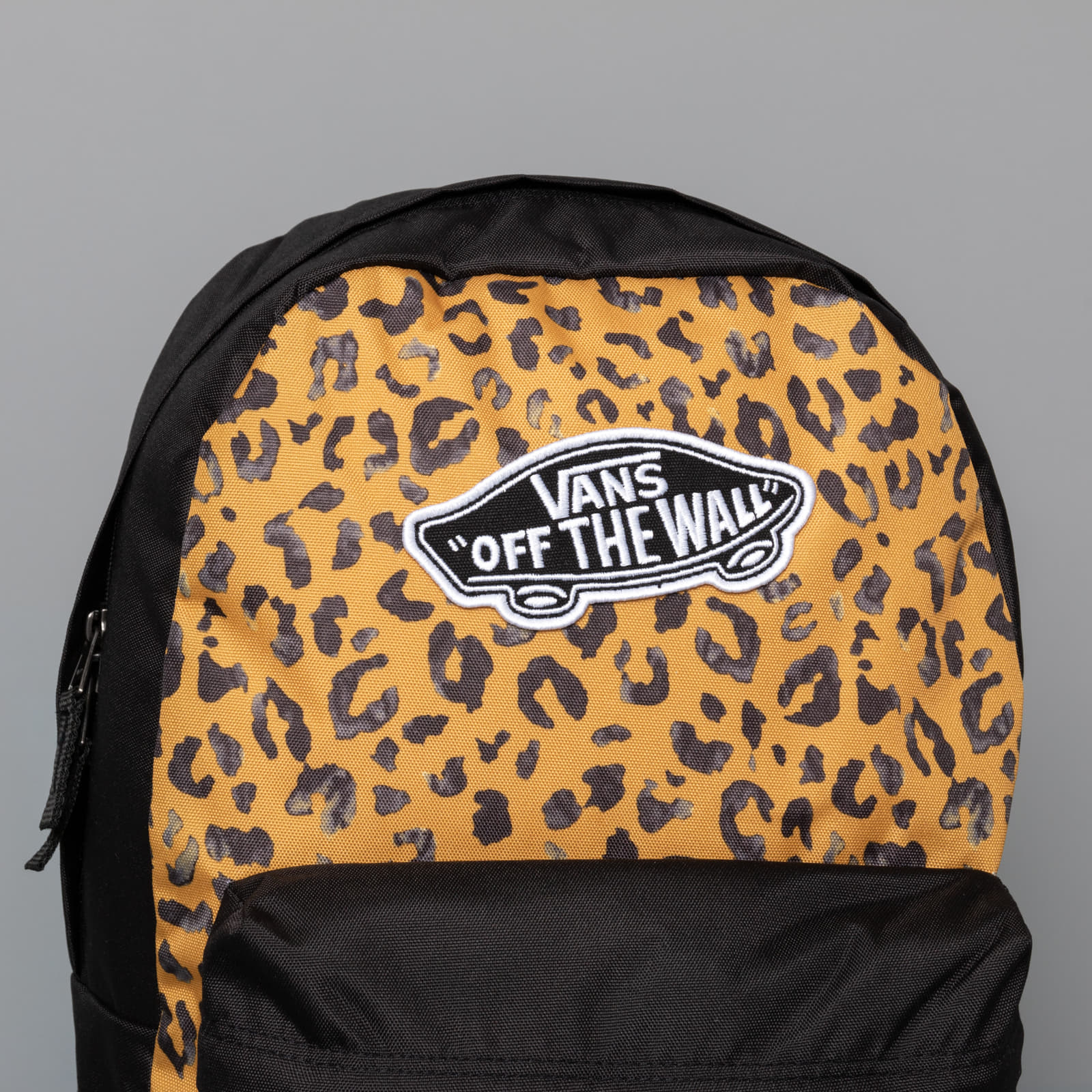 Rygsække Vans Realm Backpack Black/ Yelow Animal Print