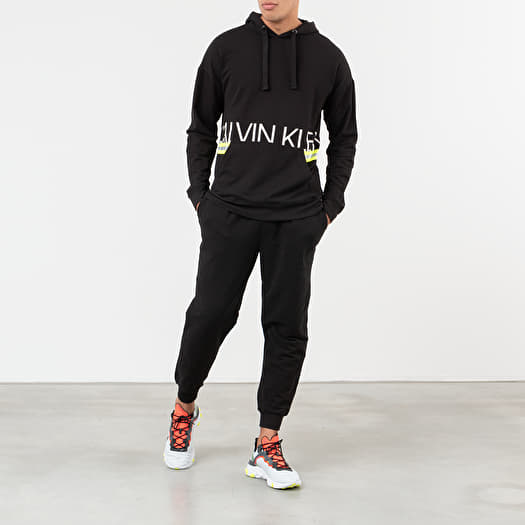 Calvin klein neon hotsell hoodie