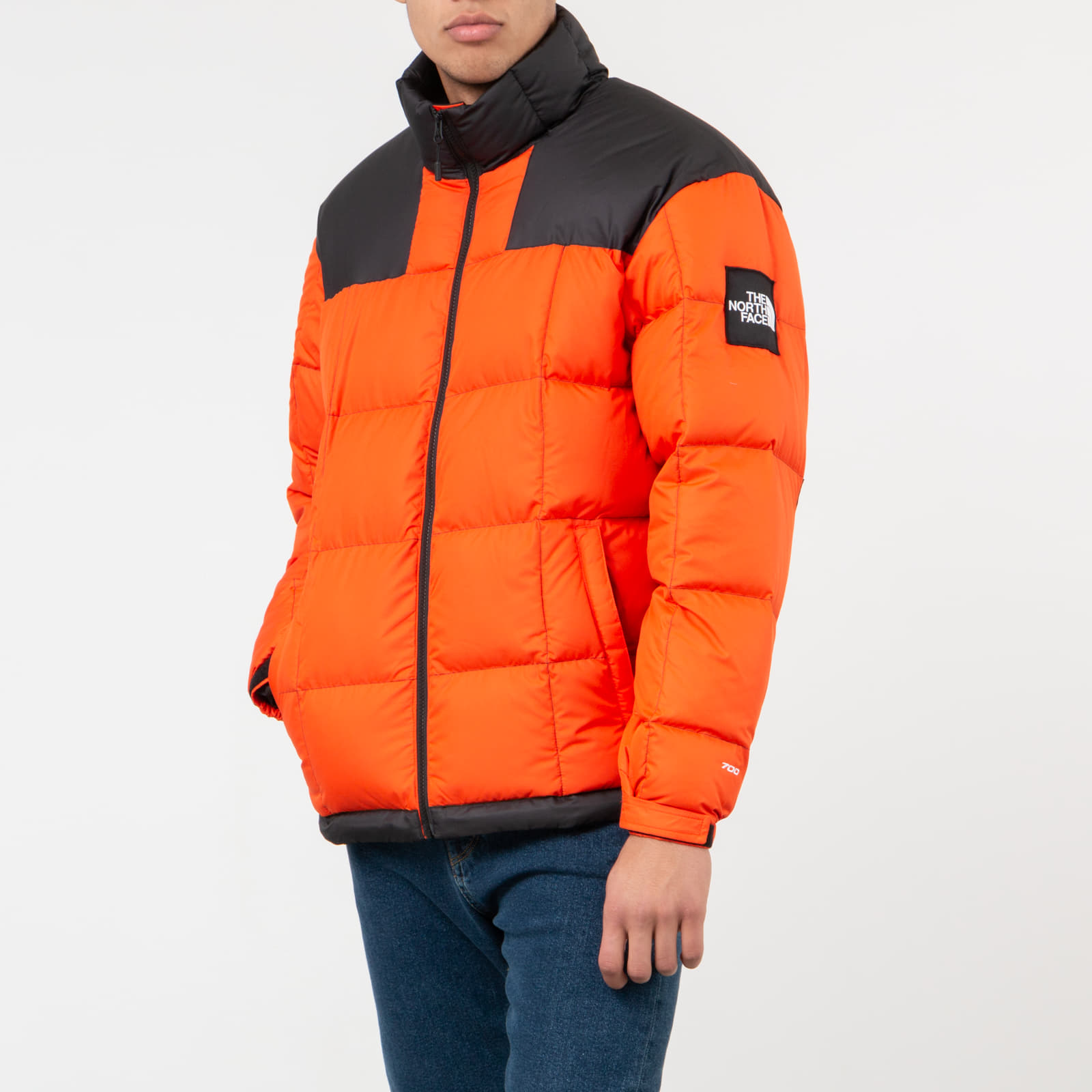 North face outlet lhotse jacket orange