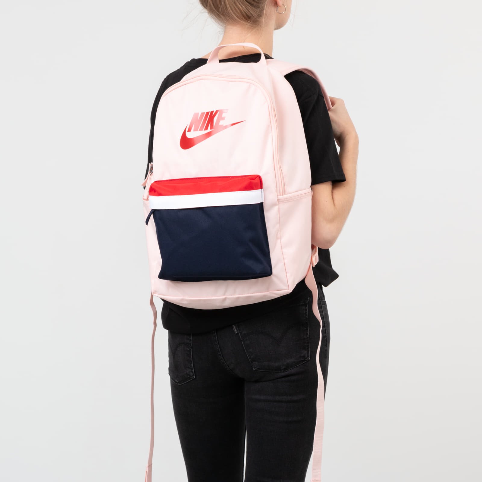 Backpacks Nike Sportswear Heritage Backpack Echo Pink/ Blackened Blue/ University Red