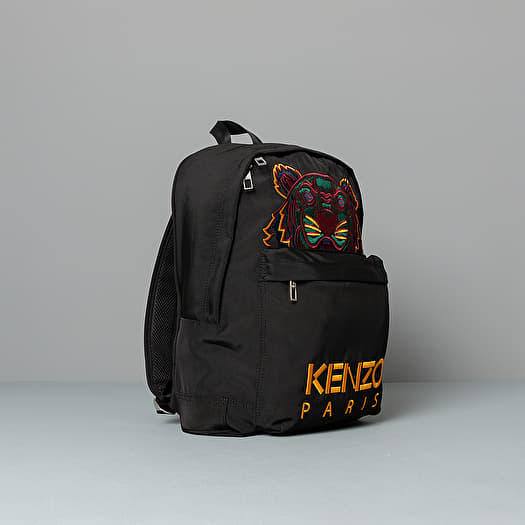 バッグ Camo Tiger Canvas Backpack KENZO Large Tiger Canvas Backpack Black | Footshop